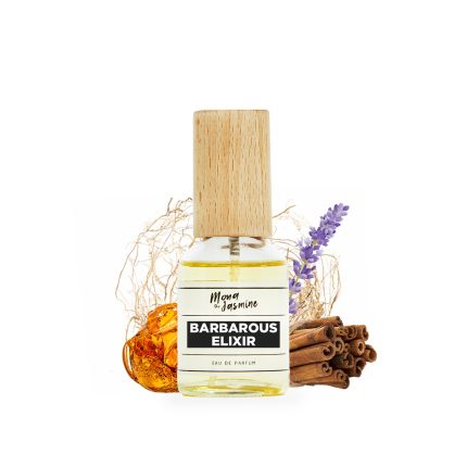 Mona The Jasmine Barbarous Elixir EDP dupe of Dior Sauvage Elixir THE WAY YOUR WEALTHY ROLE MODEL UNCLE SMELLS LIKE. INGREDIETNS NUTMEG CINNAMON LICORICE LAVENDER SANDALWOOD SPICES