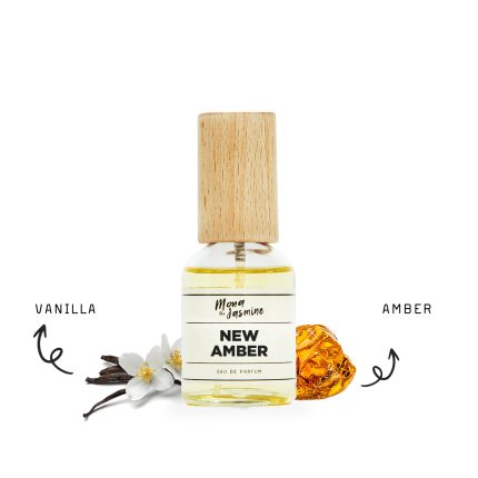 New Amber MTJ inspired by Ambre Nue Atelier Cologne for women and men with ingredients of AMBER VANILLA CINNAMON WOODY POWDERY NOTES
