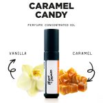 Mona The Jasmine Caramel Candy Concentrated perfume oil rich with caramel, vanilla, salt, and amber fragrance notes.