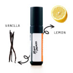 Dellal Eau Fraiche Perfume Roll on with ingredients of Lemon and Vanilla.