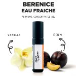 BERENICE EAU FRAICHE PERFUME ROLL ON IS HOW SUMMER SMELLS IN BERENICE, EGYPT. INGREDIENTS PLUM VANILLA MUSK FRUITY NOTES