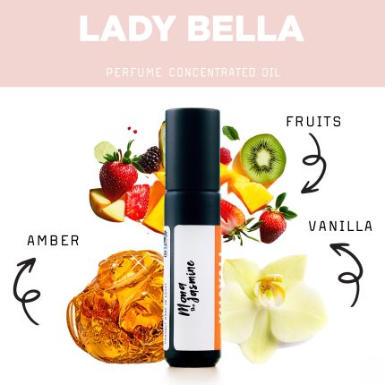 Mona The Jasmine LADY BELLA PERFUME ROLL ON IS LIKE A REAL SWEET LADY SMELL. INGREDIENTS FRUITY VANILLA AMBER