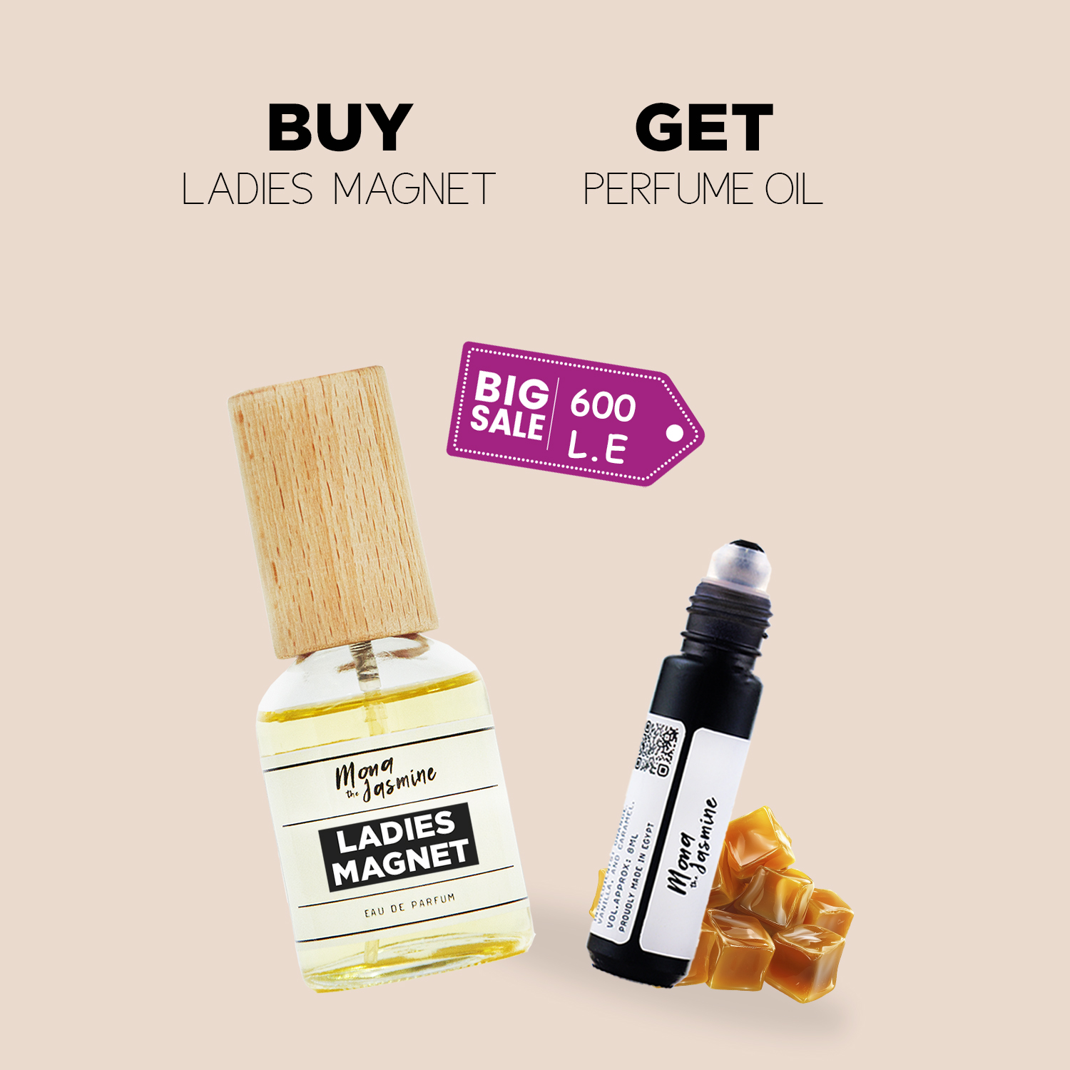 Buy Ladies Magnet Get Perfume Oil MTJ perfumes