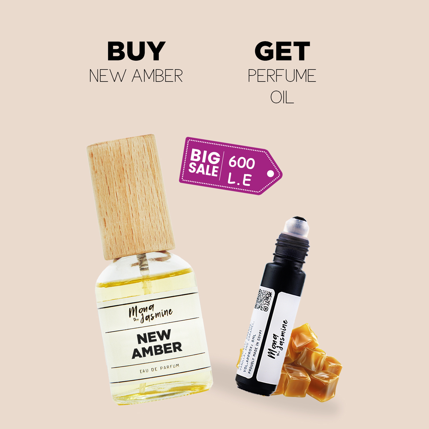 Buy new amber Get Perfume Oil MTJ perfumes